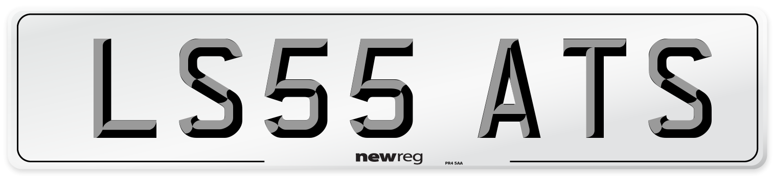 LS55 ATS Number Plate from New Reg